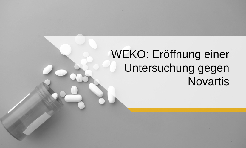 WEKO: Eröffnung einer Untersuchung gegen Novartis